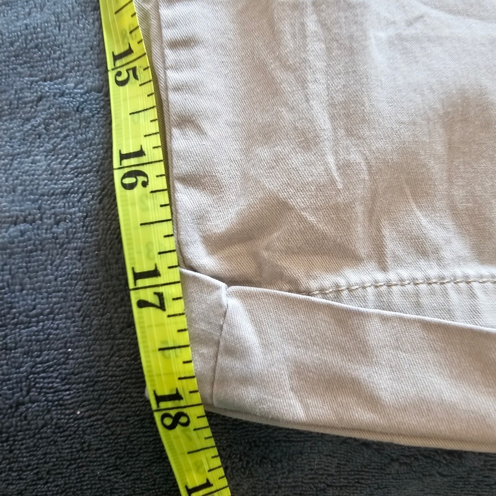 Christopher and Banks Womens Capri Pants Beige Size 8 Cotton Spandex Stretch - Picture 7 of 7